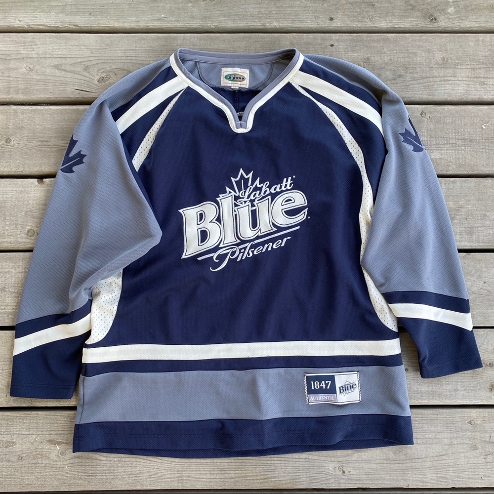 Men’s Navy and Gray Hockey Jersey